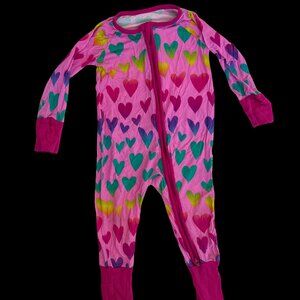 Little Sleepies Ombre Hearts 3-6m Zippy
